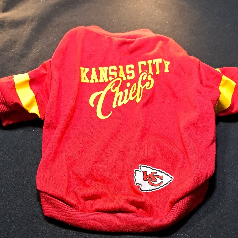 Kansas City Chiefs Red Pet Jersey